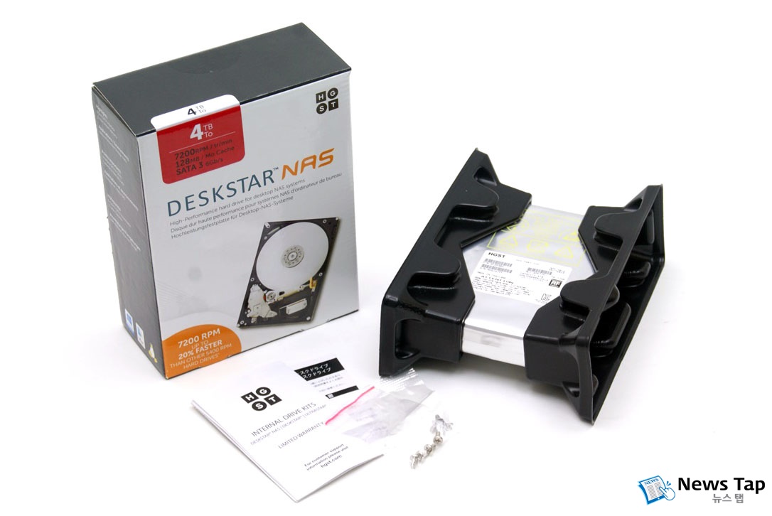 HGST 4TB Hard Drives Lot Of 2 HGST Deskstar NAS Drives - 4TB