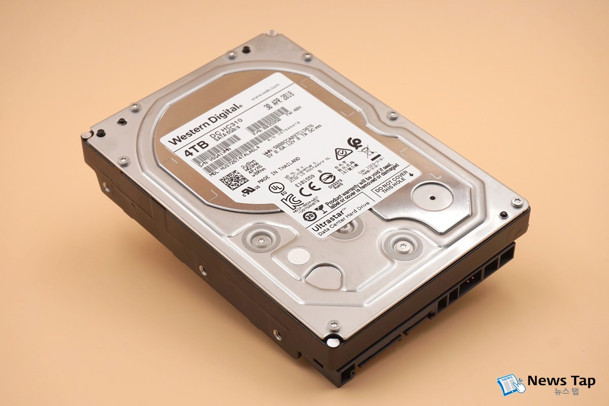 WD 최고 등급 Gold 시리즈를 대체하는 'Western Digital 4TB Ultrastar