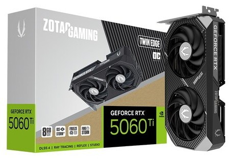 ZOTAC GAMING 지포스 RTX 5060 Ti Twin Edge OC D7 8GB