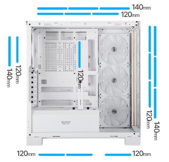 최대 11개 냉각팬을 장착할 수 있다. / 사진 = 다크플래쉬