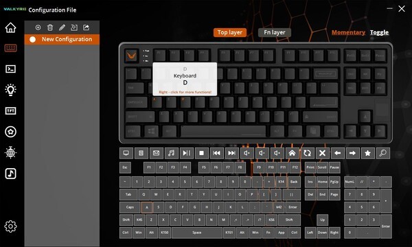 각 키를 원하는 키로 재정의 해 쓸 수 있다.