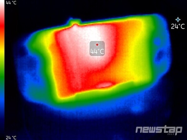전면부 열화상 이미지