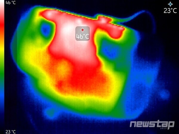 후면부 열화상 이미지