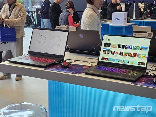 왼쪽부터 소드 GF76 HX, 사이보그 17