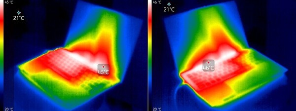 전면부 열화상 이미지