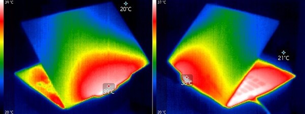 후면부 열화상 이미지
