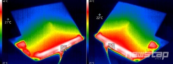 후면부 열화상 이미지