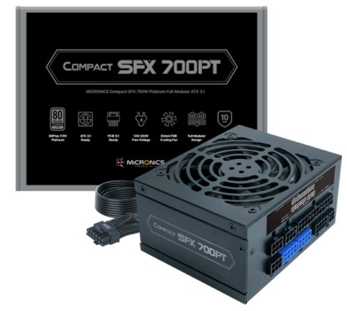“SFF PC를 위한 플래티넘 파워” 마이크로닉스, Compact SFX 700W PT 출시